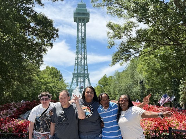 Theme park outing