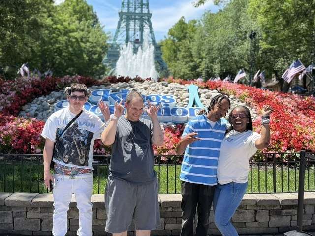 Theme park outing
