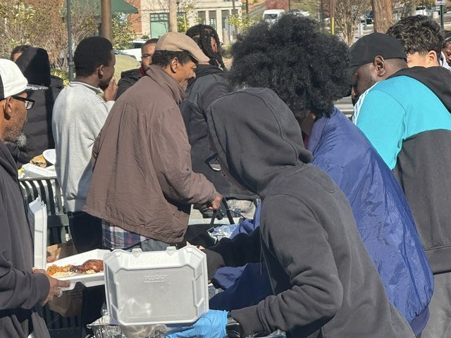 Serving meals