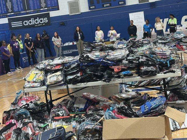 Backpack donation drive