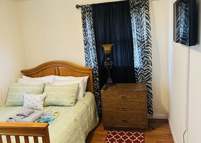 Comfortable furnished bedroom