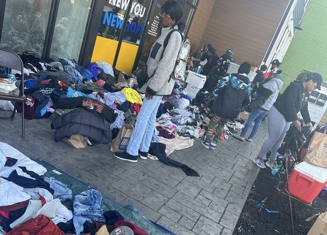 Sharing clothing and basic needs with the community